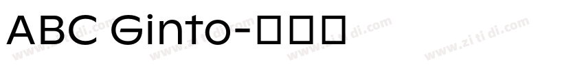 ABC Ginto字体转换
